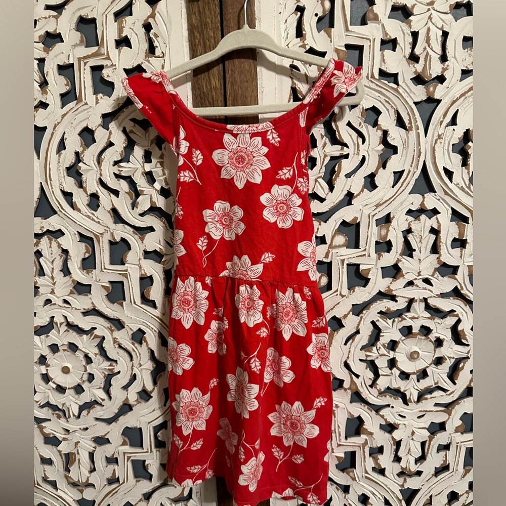 Carter’s Toddler Summer Criss-Cross Back Rose Floral Toddler Dress